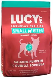 4.5lb Lucy Pet Salmon, Pumpkin & Quinoa Small Bites for Dogs - Health/First Aid
